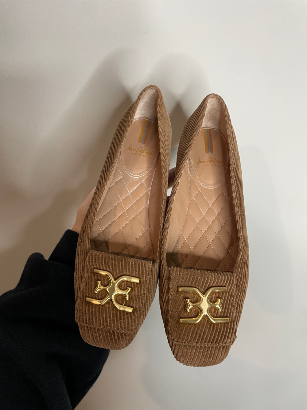 Sam Edelman | Emina Riding-Bit Brown Corduroy Loafers Size 8 - Picture 3 of 8